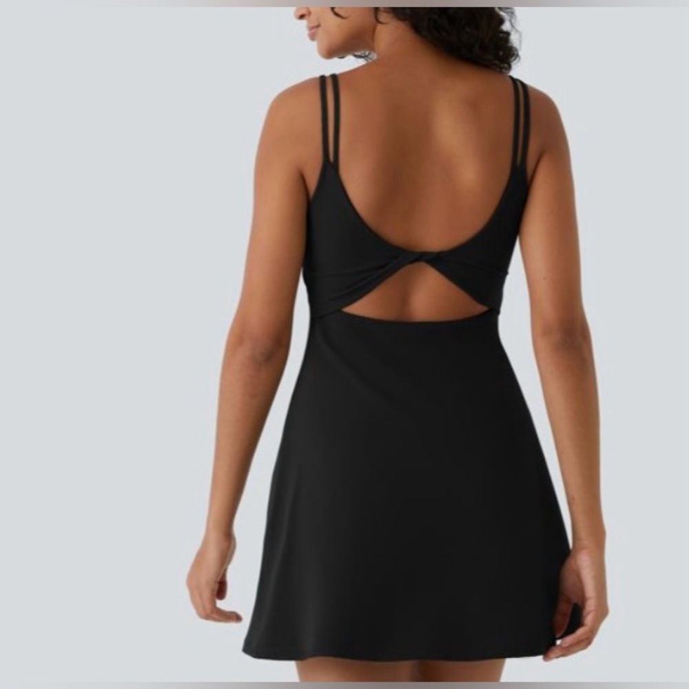HALARA SoftlyZero Double Straps 2 piece Pocket Dress Small - Picture 2 of 12